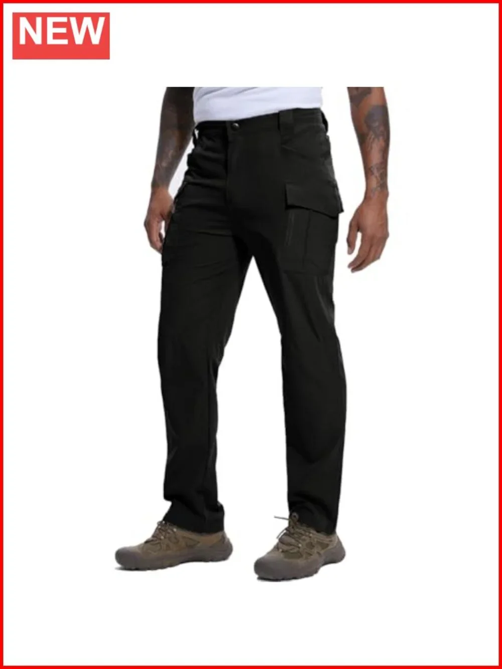 Men's Hiking Cargo Pants Lightweight Quick Dry Tactical Pants with 9 Pockets